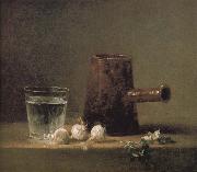Jean Baptiste Simeon Chardin Water glass coffee pot Germany oil painting artist